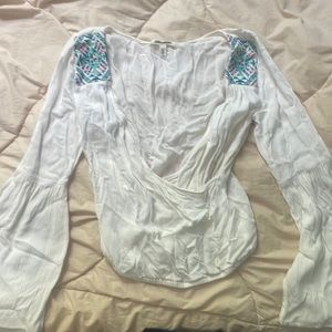 Billabong Hippie White Long Sleeve Shirt